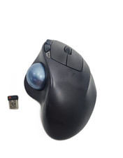Mouse trackball USB wireless Logitech M570 grigio scuro