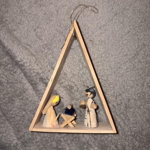 Presepe legno vintage - in, 6"