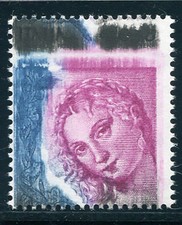 Donna nell'arte euro 0,45 varietà inchiostro eccessivo