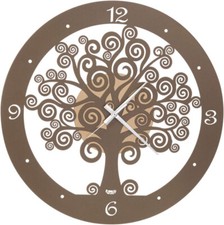 Arti & Mestieri OROLOGIO ALBERO DELLA VITA cm. 44 Oro Bronzo