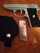 Mini accendino 1:2 pistola argento Walter PPK NUOVO & IMBALLO ORIGINALE