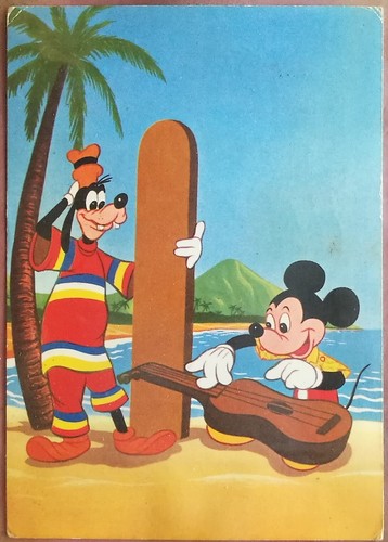 Cartolina walt disney - cartolina,