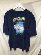 T-shirt grafica vintage 'DeLorean Time Machine' (ritorno al futuro) - XXL