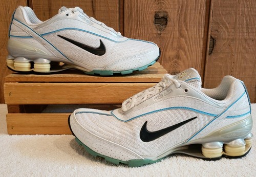 Nike shox bianco blu scarpe - shox, bianco/blu