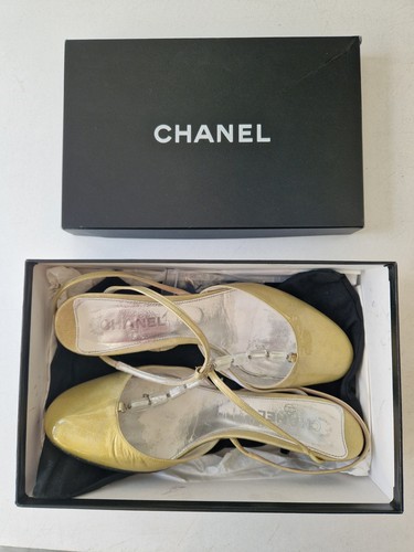 Chanel escarpins cuir verni - escarpins,