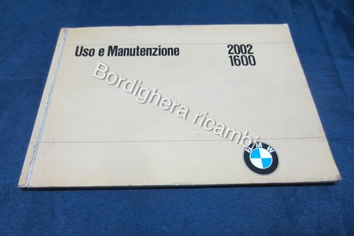 Bmw 2002 1600 - bmw, libretto