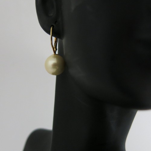 Orecchini giallo chiaro - , con