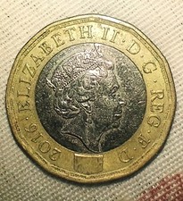 Moneta Rara One Pound sterlina