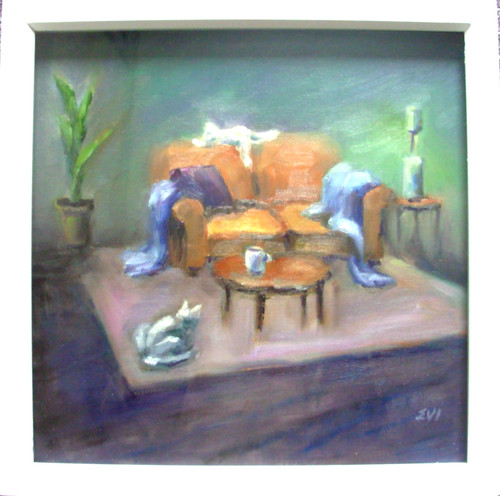 Quadro olio originale con