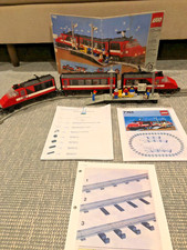 Lego 7745, 7823, 7817, 7839, 7864 Treno Giardino Vintage (Funzionante) Pista Extra