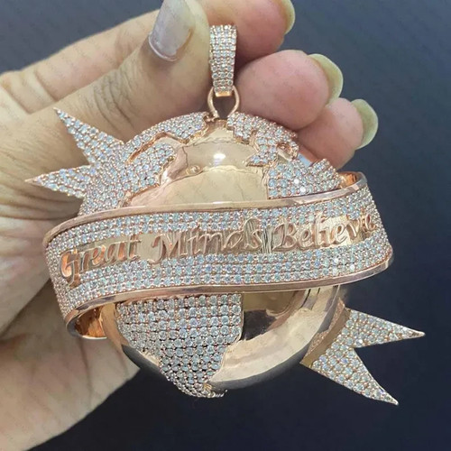 Mappamondo moissanite taglio