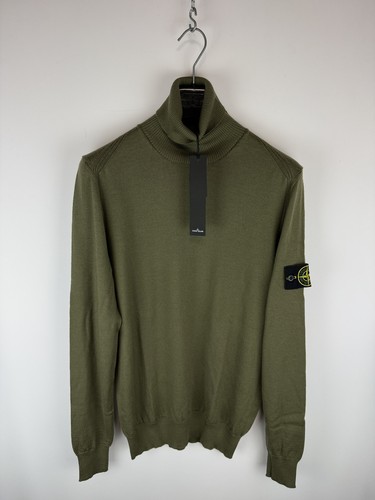 Khaki green stone island - green,