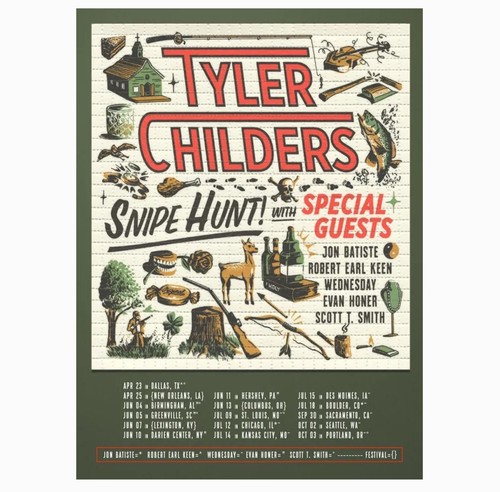Poster tyler childers 2026 - childers,