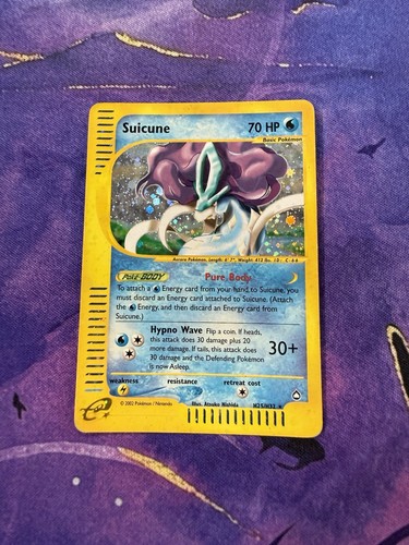 Suicune h25 h32 aquapolis holo - h25/h32,