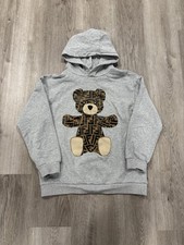 Felpa con cappuccio grigia