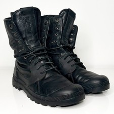 Stivali militari in pelle Palladium X Neil Barrett, UK 10 EU 44,5