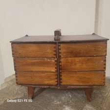 Antica Scatola Da Cucito 1920