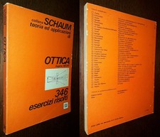 Ottica, 346 esercizi risolti, Eugene Hecht, Schaum 1°Ed. Etas 1977