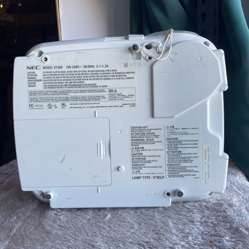 Nec projector model vt480 - nec,
