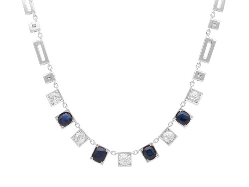 Collana oro bianco ct - bianco, 14