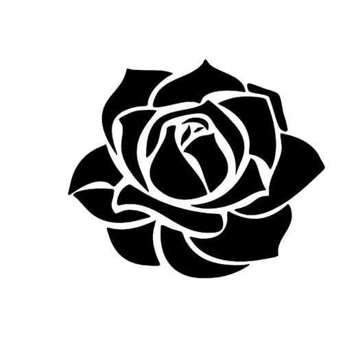 Fiori auto sticker - fiori, rosa