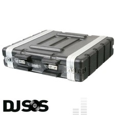 ABS 2u Rack Case | Flight Case - Flight Case per montaggio su rack | Equipment Case | DJ
