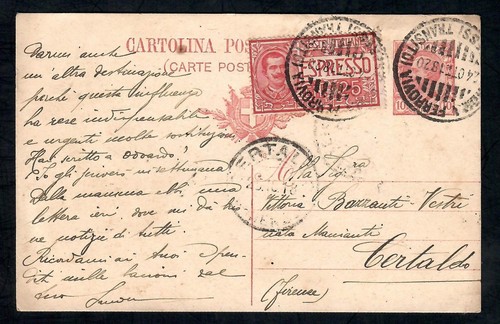 Storia postale regno 1918 - postale,
