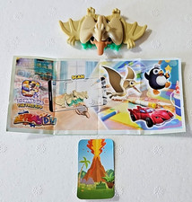 VT046 DINOSAURO BEIGE KINDER SORPRESINE ITALIA 2023 24 CON OVETTO E CARTINA (S7)