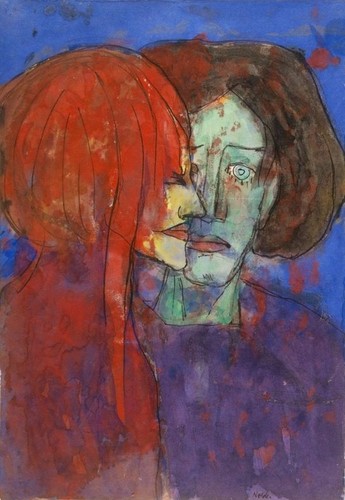 Coppia emil nolde - coppia,