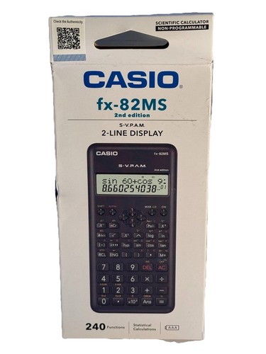 Casio 82ms edizione - 2a, 240