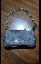 Liu Jo Borse a Tracolla Donna Poliestere Motivo Ricamato Marrone E Nero