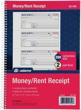 Libro ricevute denaro - , e