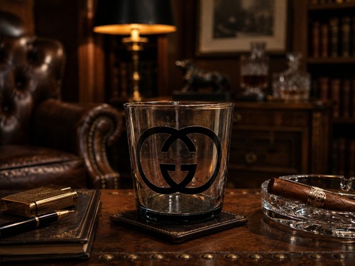 Bicchiere lusso gucci - lusso, gg