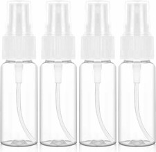 4 Pezzi Flaconi Spray, 20Ml Bottiglia Spray, Flacone Spray Vuoto, Plastica Trasp
