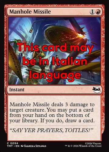 Mtg manhole missile - mtg,