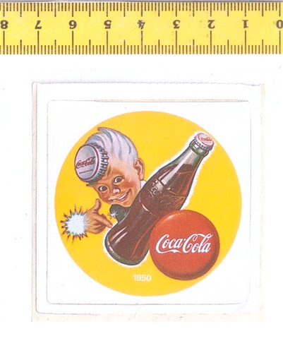 Coca cola 80s - cola, sticker