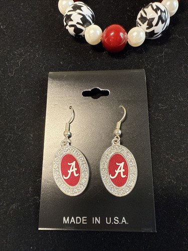 Orecchini alabama logo strass - orecchini,