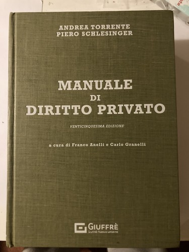 Manuale diritto privato - privato,