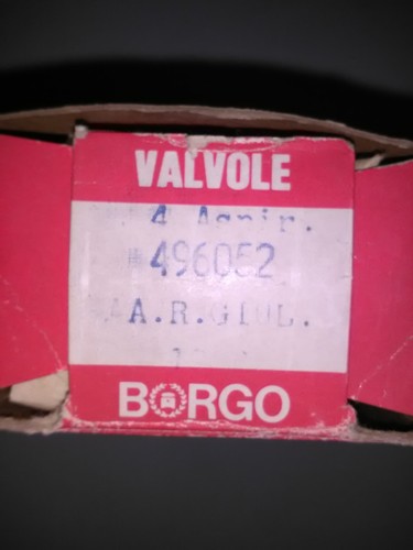 Valvole aspirazione alfa romeo - aspirazione,