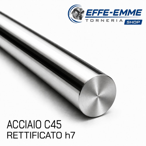Barra tonda acciaio c45 - barra,