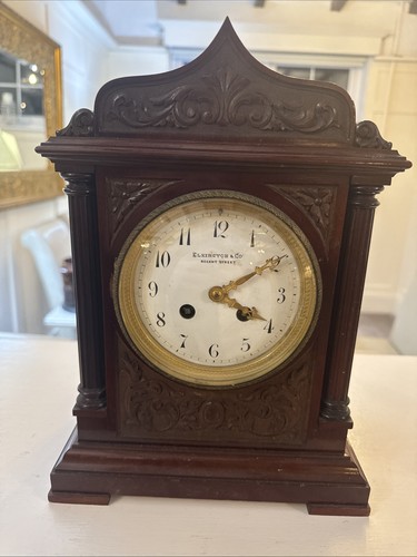 Victorian french mantel clock - victorian,