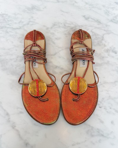 Sandali piatti stringati jimmy - sandali,