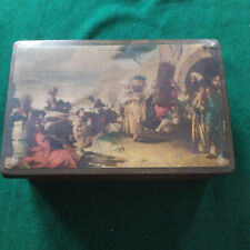 Vecchia Scatola di latta-Fidass-Cioccolato-Caramelle-Torrone-Serravalle Scrivia