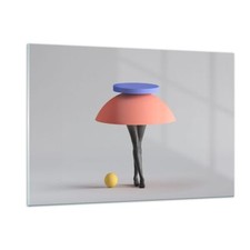 Quadro su Vetro 120x80cm 3D Gambe Forme Stampe Immagini Quadri Moderni Murale