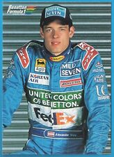 BENETTON Formula 1 Racing Alexander Wurz FG cartolina vintage postcard MA1987