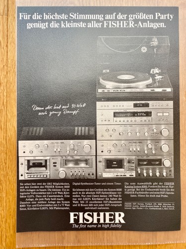 Fisher system 8000 - fisher, stereo
