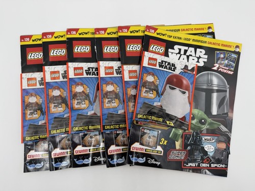 Lego star wars magazine - 6x,