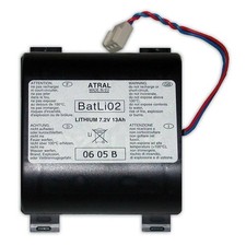 LOGISTY HAGER BATTERIA AL LITIO 7,2V 13AH BATLI02 PER RIPETITORI DI SEGNALI