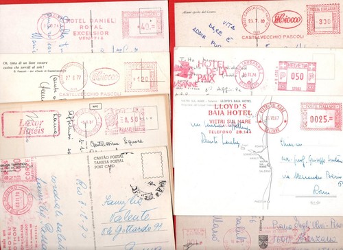 Lotto cartoline con - lotto,