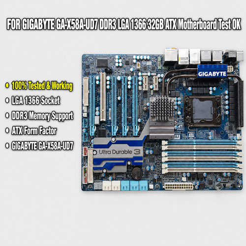 Per gigabyte x58a - ga-x58a-ud7, ddr3